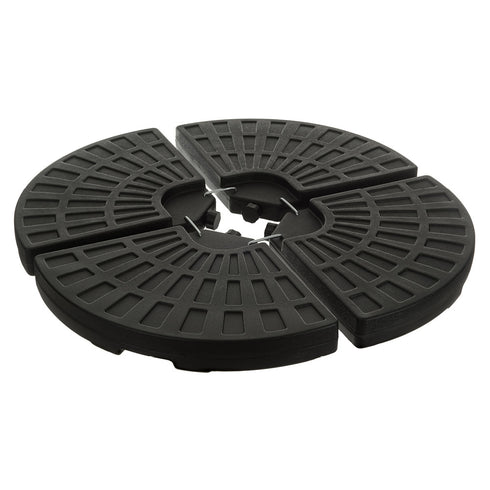 Sand or Water Filled Parasol Base - Black